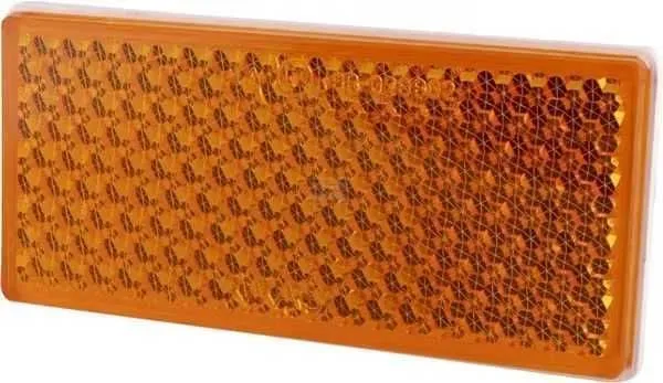 Reflektor teibiga 105x51x7mm oranz