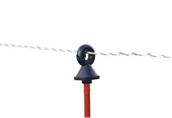 Tipuisolaatorid metallpostile Ø8mm 50tk.