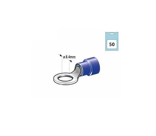Juhtmeots M8 1,5-2,5mm² sinine 50tk