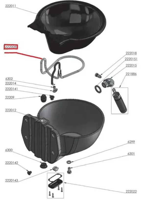 Soojenduselement 24V/50W KERBL