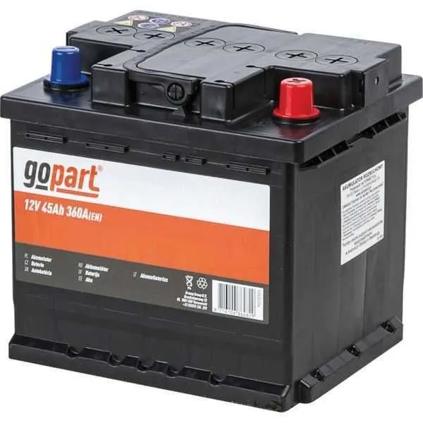 Käivitusaku 12V 45Ah 360A 207/175/190