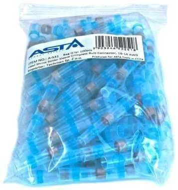 Termokahanev juhtmejätk 1,5-4mm2 sinine 100tk