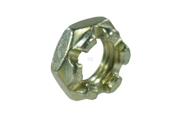 Castle nut low model DIN937 M22x1.50 steel zinc-plated Class 8 Kramp