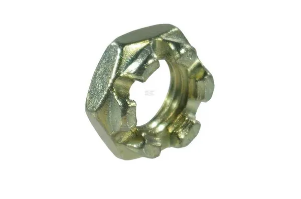 Castle nut low model DIN937 M24x1.50 steel zinc-plated Class 8 Kramp