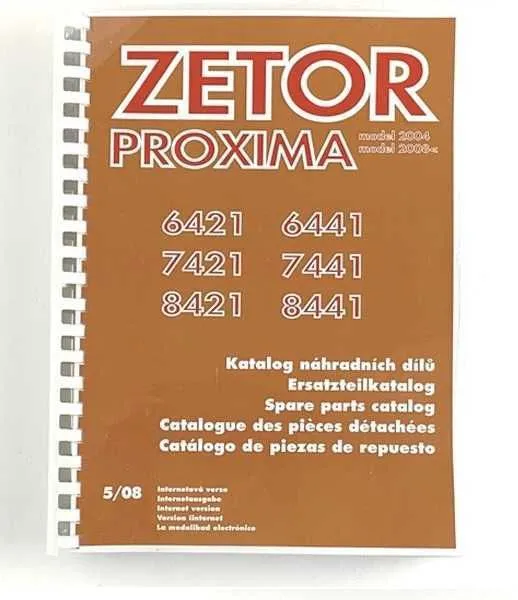 Varuosade kataloog ZETOR PROXIMA