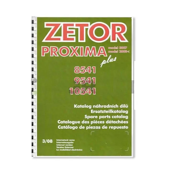 Kataloog ZETOR PROXIMA Plus 8541-10541