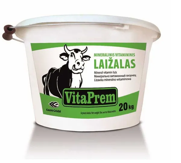Lakumineraal lehmadele + Mg  20kg VitaPrem